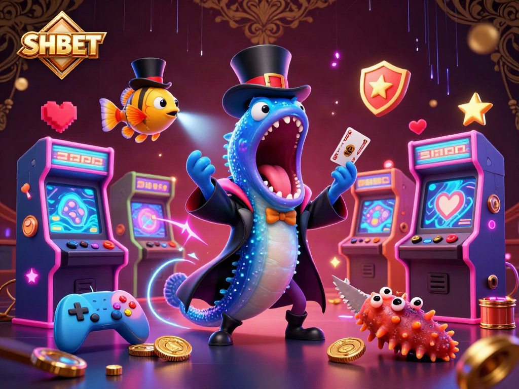 Experience thrilling gameplay with SHBET, featuring a dynamic underwater magic act showcasing engaging casino elements.