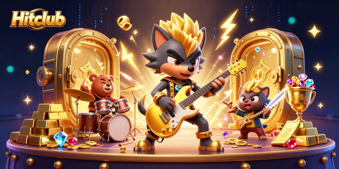 Hitclub offers thrilling gameplay with rockstar characters and gleaming treasures in an exciting casino environment.
